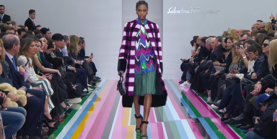 Salvatore Ferragamo Goes Big, Bold, & Colorful in Milan