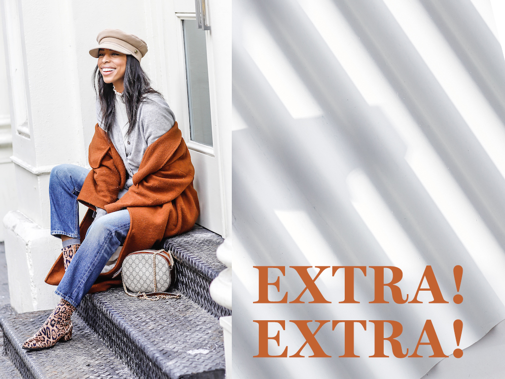 #OOTD: A Newsboy Hat Has the Power to Refresh Any Cozy Sweater & Jeans