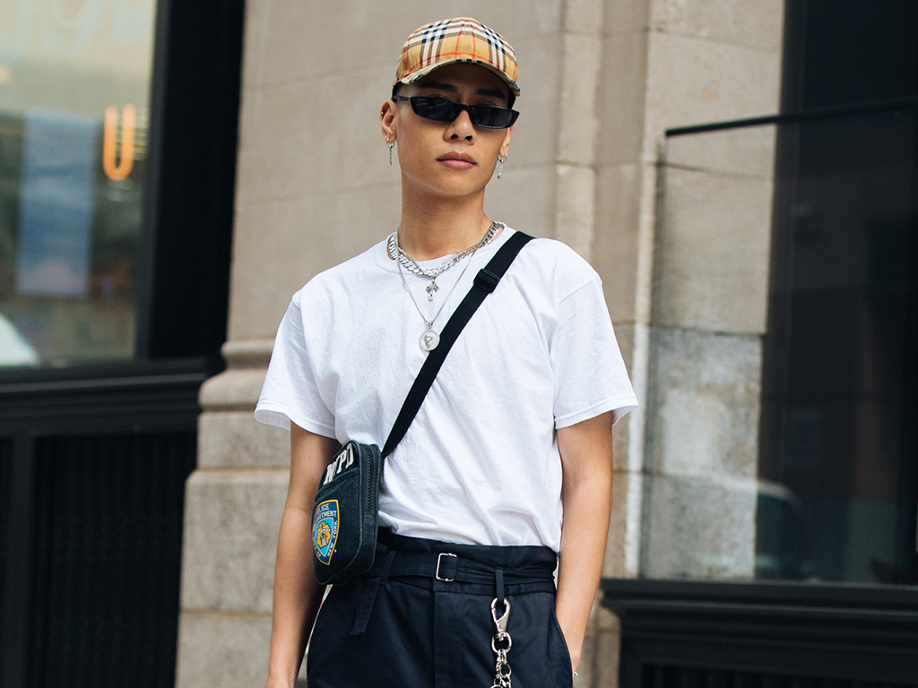 How to wear a white T-shirt four ways